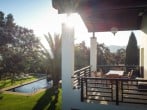 Balcony and pool Balcony and pool